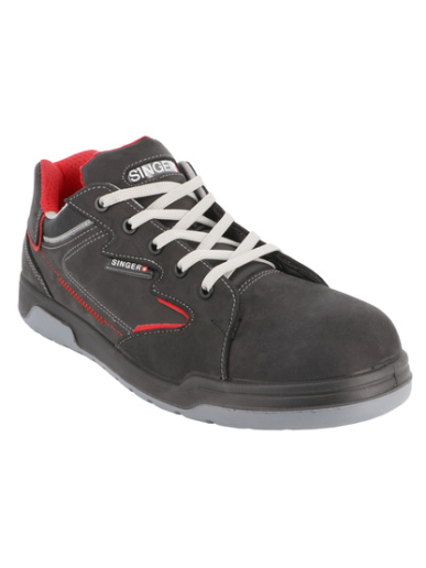 Chaussures de sécurité basses en cuir nubuck Singer Safety BERGAM S3 SRC