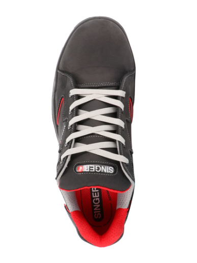 Chaussures de sécurité basses en cuir nubuck Singer Safety BERGAM S3 SRC