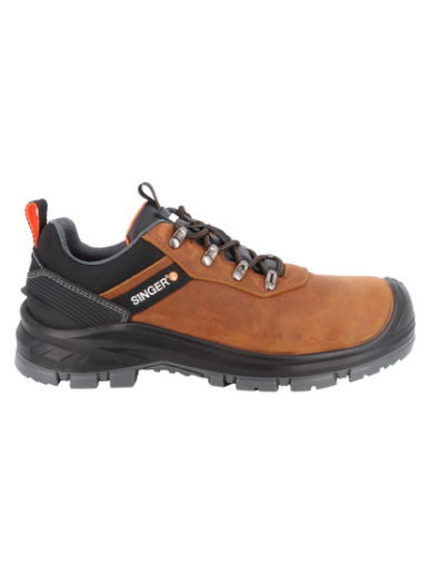 Chaussures de sécurité basses en cuir pleine fleur Singer Safety TRANIX S3S FO SR LG SC