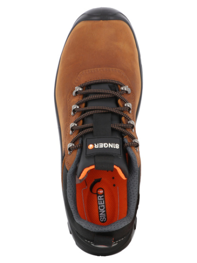 Chaussures de sécurité basses en cuir pleine fleur Singer Safety TRANIX S3S FO SR LG SC