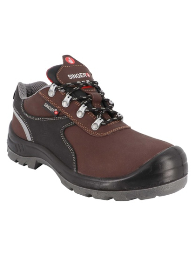 Chaussures de sécurité basses en cuir pleine fleur Singer Safety TRANO S3L FO SR