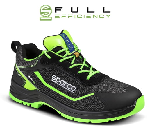 Chaussures de sécurité basses en matériau recyclé Sparco Teamwork Indy-E Aster / Forester S3S SR FO LG SC ESD