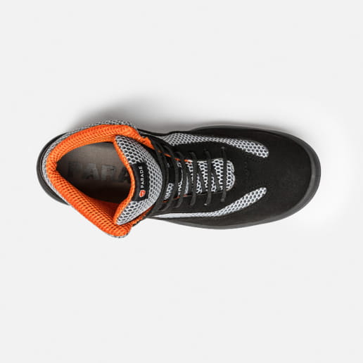 Chaussures de sécurité basses ou hautes mixtes en microfibre 100% Metalfree S1P Parade Protection PACAYA/PARULO