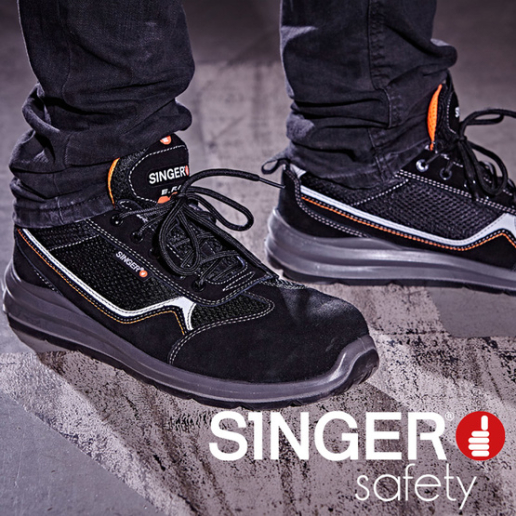 Chaussures de sécurité basses sans métal Singer Safety GENES S1PL FO SR
