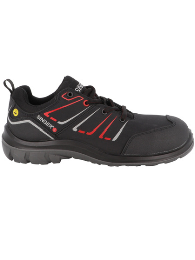 Chaussures de sécurité basses sans métal Singer Safety INDUSA S3S FO SR ESD