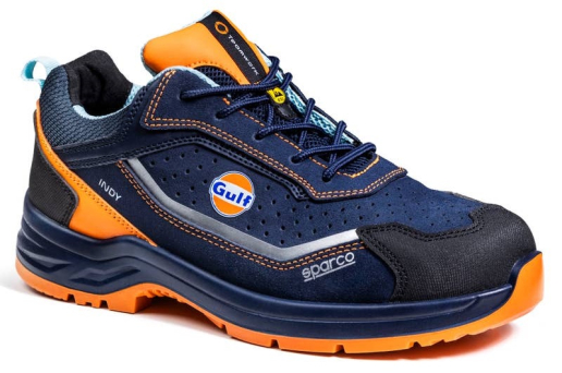 Chaussures de sécurité basses Sparco Teamwork Indy Meteor Gulf S1PS SR FO LG ESD