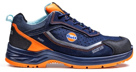 Chaussures de sécurité basses Sparco Teamwork Indy Meteor Gulf S1PS SR FO LG ESD