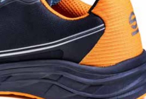 Chaussures de sécurité basses Sparco Teamwork Milton Red Bull / Mirage Gulf S1PS SR FO HRO SC ESD