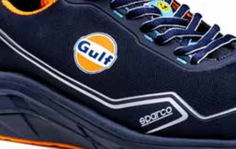 Chaussures de sécurité basses Sparco Teamwork Milton Red Bull / Mirage Gulf S1PS SR FO HRO SC ESD