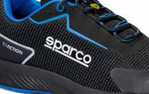 Chaussures de sécurité basses Sparco Teamwork Traction Fuji / Suzuka / Yuki / Sanyo S1PS SR FO HRO ESD