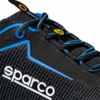 Chaussures de sécurité basses Sparco Teamwork Traction Fuji / Suzuka / Yuki / Sanyo S1PS SR FO HRO ESD