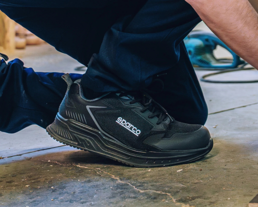 Chaussures de sécurité basses Sparco Teamwork Turbo Clamp / Flinger S1PS SR FO ESD