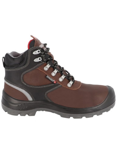 Chaussures de sécurité hautes en cuir pleine fleur Singer Safety ASTRO S3L FO SR