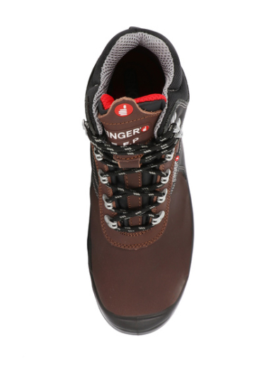 Chaussures de sécurité hautes en cuir pleine fleur Singer Safety ASTRO S3L FO SR