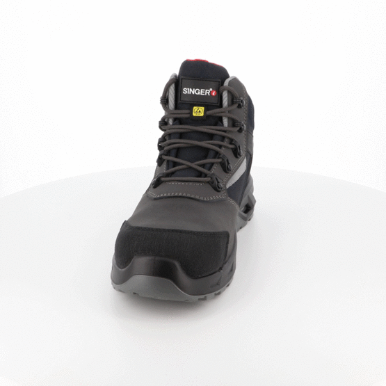Chaussures de sécurité hautes sans métal Singer Safety TORK S3S FO SR LG CI ESD