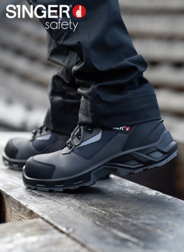 Chaussures de sécurité hautes sans métal Singer Safety TORK S3S FO SR LG CI ESD