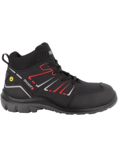 Chaussures de sécurité montantes sans métal Singer Safety INDUSO S3S FO SR ESD