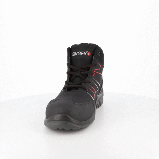 Chaussures de sécurité montantes sans métal Singer Safety INDUSO S3S FO SR ESD