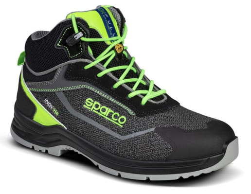 Chaussures de sécurité montantes en matériau recyclé Sparco Teamwork Indy-E Sunny / Ranger S3S SR FO LG SC ESD