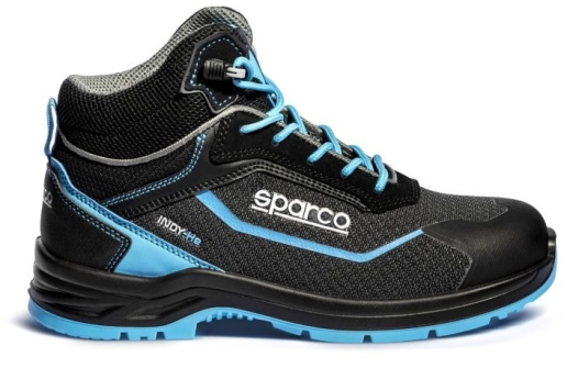 Chaussures de sécurité montantes en matériau recyclé Sparco Teamwork Indy-E Sunny / Ranger S3S SR FO LG SC ESD