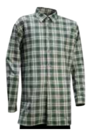 Chemise à carreaux fermée LMA VOSGES