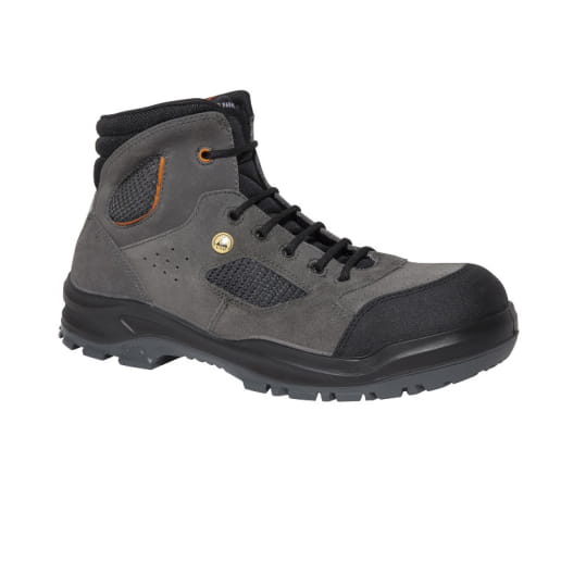 Collection de chaussures de sécurité en cuir croûte de velours 100% Metalfree S1P Parade Protection