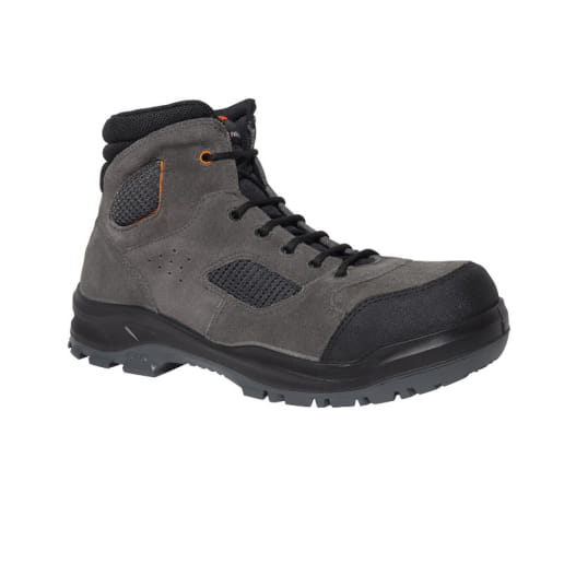 Collection de chaussures de sécurité en cuir croûte de velours 100% Metalfree S1P Parade Protection