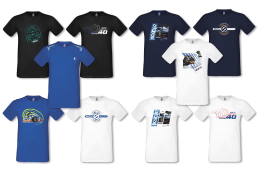 Collection de t-shirts Sparco Teamwork - 20 designs et coloris au choix