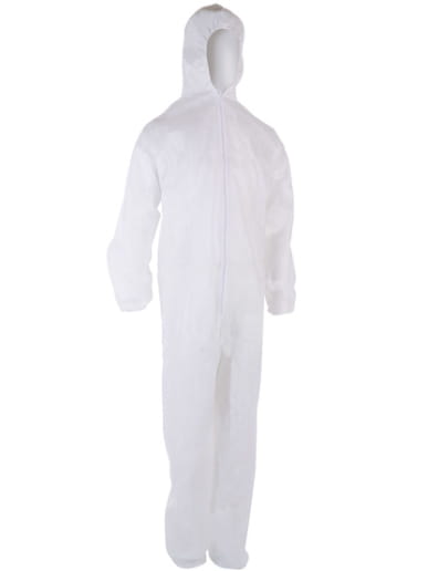 Combinaison jetable blanche ou bleue en polypropylène Singer Safety PLYCBC / PLYCBCBLE