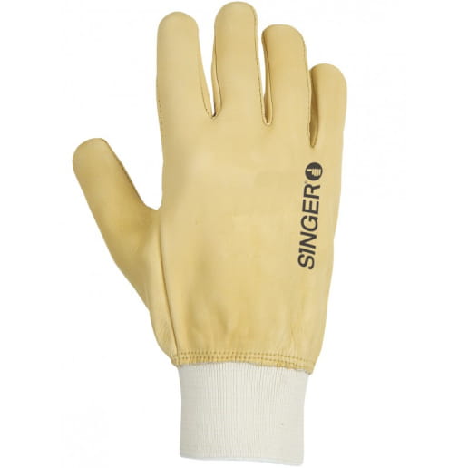 Gant de manutention légère avec protège-artère en cuir Singer Safety 50GHBBC