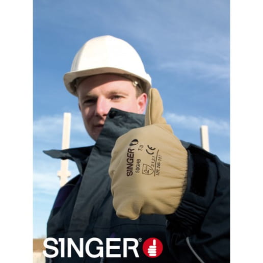 Gant de manutention légère en cuir Singer Safety 50GHB