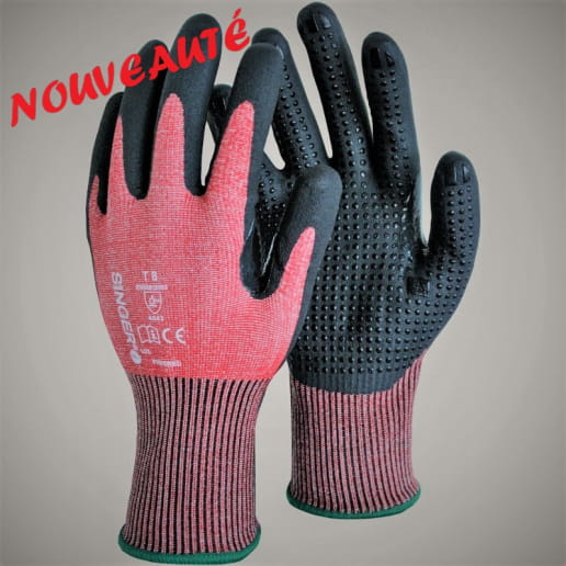 Gants anti-coupures nitrile SINGER SAFETY PHD5RED