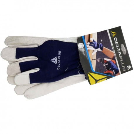 Gants de manutention légère chèvre / dos jersey DELTA PLUS