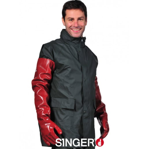 Gants de protection chimique SINGER SAFETY PVC77595