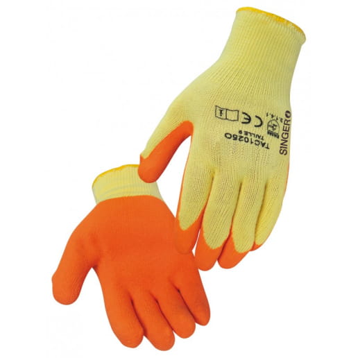 Gants de protection latex - SINGER SAFETY TAC1025O