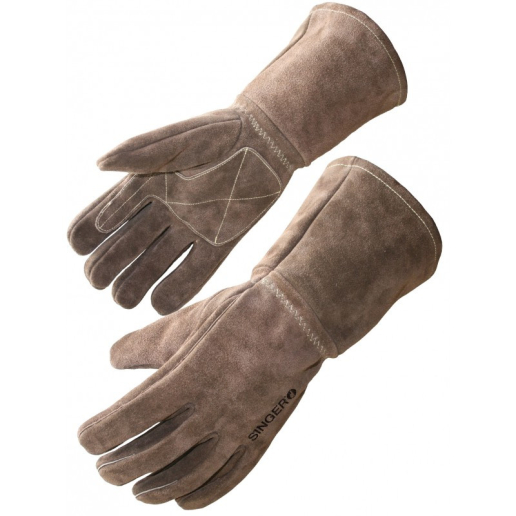 Gants de soudeur de type A en cuir croûte de bovin Singer Safety 51WELD