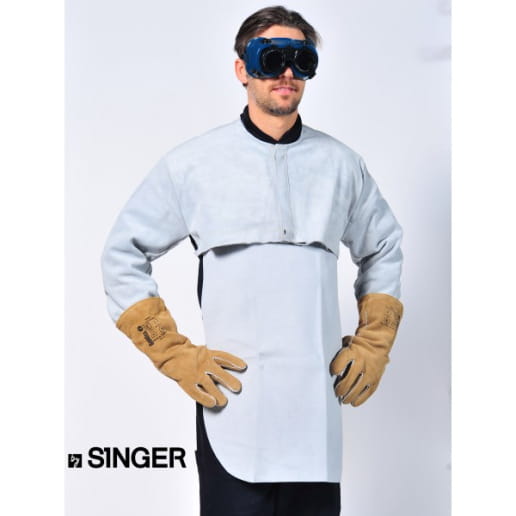 Gants de soudeur en cuir croûte de bovin Singer Safety 51SOUD