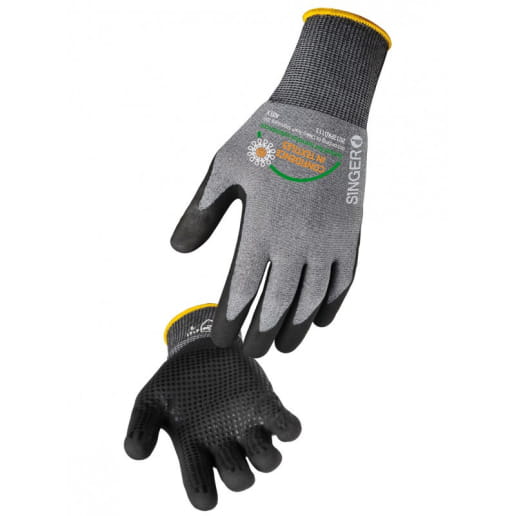 Gants enduits en nitrile avec 4 types d'enduction au choix SINGER SAFETY NYMFIT