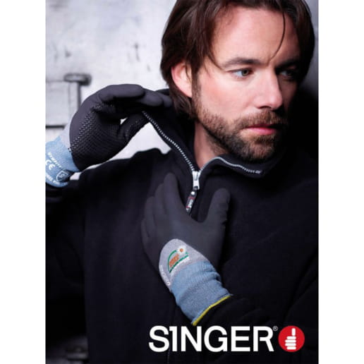 Gants enduits en nitrile avec 4 types d'enduction au choix SINGER SAFETY NYMFIT