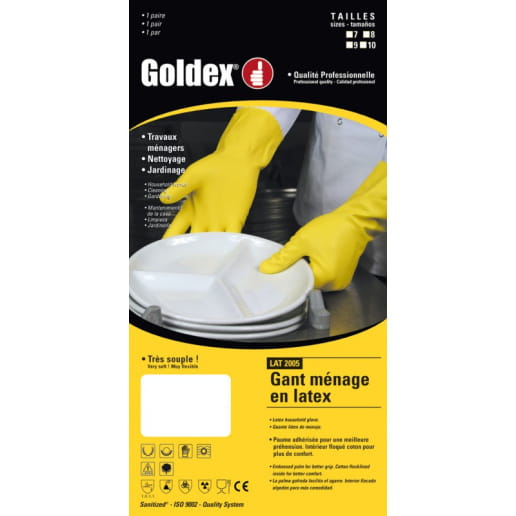 Gants Latex spécial entretien SINGER LAT2005