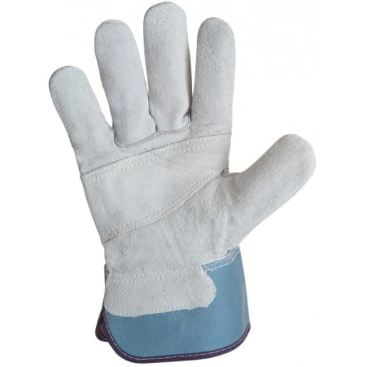 Gants manutention lourde Singer 501SRS en cuir croûte de bovin
