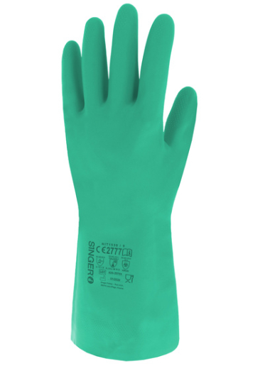 Gants chimiques en nitrile sans support Singer Safety NIT1538