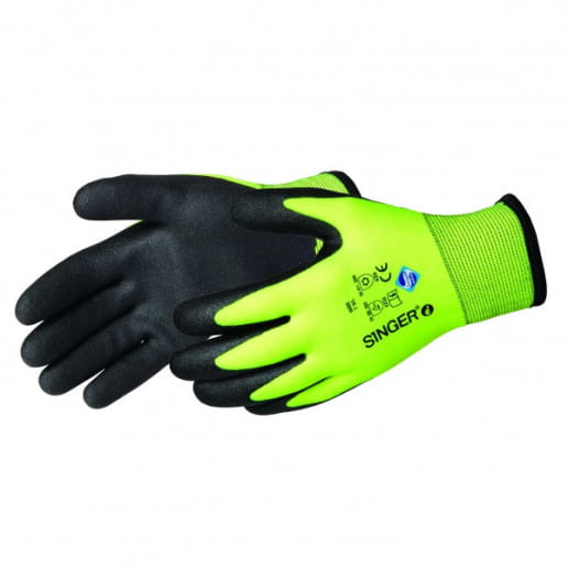 Gants spécial froid Haute Visibilité SINGER PROSUR Ninja Ice NI00HV