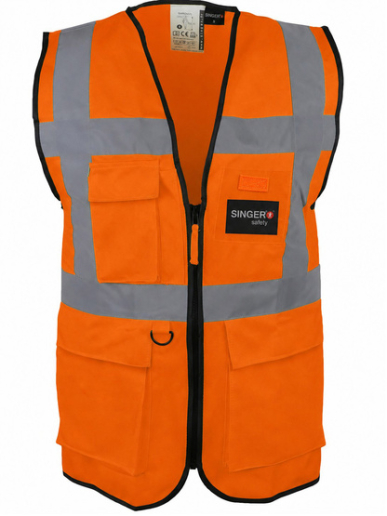Gilet haute visibilité multipoches Singer Safety GARA / GARO