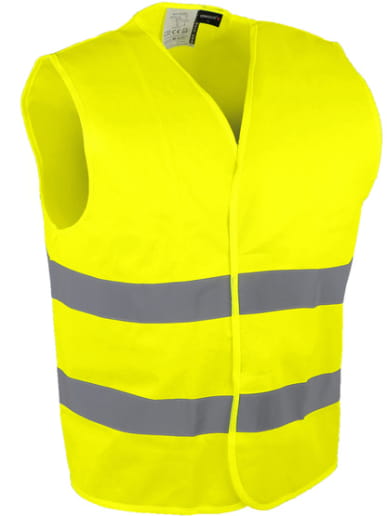 Gilet haute visibilité en polyester avec fermeture auto-agrippante Singer Safety GILA / GILO