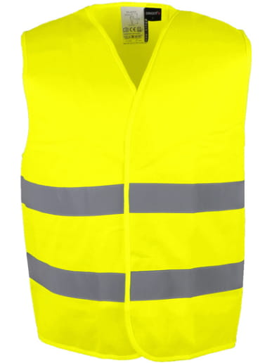 Gilet haute visibilité en polyester avec fermeture auto-agrippante Singer Safety GILA / GILO
