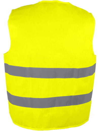 Gilet haute visibilité en polyester avec fermeture auto-agrippante Singer Safety GILA / GILO