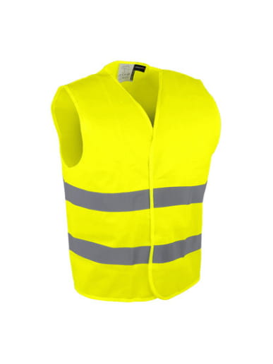 Gilet haute visibilité en polyester avec fermeture auto-agrippante Singer Safety GILA/GILO