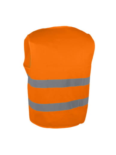 Gilet haute visibilité en polyester avec fermeture auto-agrippante Singer Safety GILA/GILO