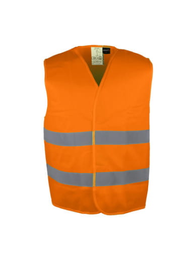 Gilet haute visibilité en polyester avec fermeture auto-agrippante Singer Safety GILA/GILO